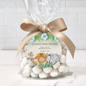 Schattige Safari Oerwoud Dieren Jongen Baby shower Bedankjes Labels