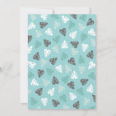 Schattige Safari Oerwoud Lion Virtual Boy Baby sho Kaart (Achterkant)