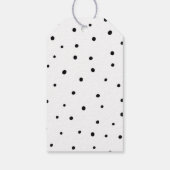 Schattige Safari Zoo Dieren Baby shower Cadeaulabel (Achterkant)