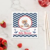 Schattige Sailor Boy Nautisch Baby shower Servetten (Insitu)