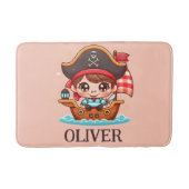 Schattige Sailor Pirate Kind Badmat (Voorkant)