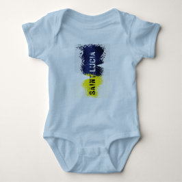 Schattige Saint Lucia baby lichaamspak Romper