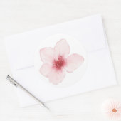Schattige Sakura Ronde Sticker (Envelop)