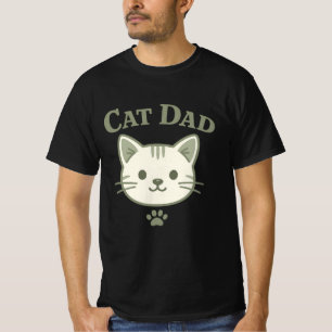 Schattige Saliegroene Kat Vader Esthetische Kawaii T-shirt
