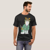 schattige samoerai kat t-shirt (Voorkant volledig)