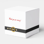 Schattige Santa Baby Holiday Baby shower Bedankdoosjes (Achterkant)