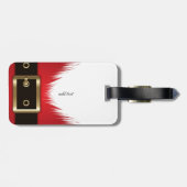 Schattige Santa Claus - Aangepast Bagagelabel (Achterkant horizontaal)