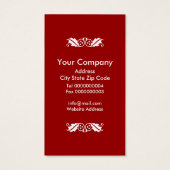 Schattige Santa Clauss Custom Visitekaartje-Gift L Visitekaartjes (Achterkant)