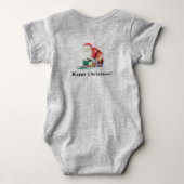 schattige santa klaar voor kerstmis romper (Achterkant)