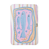 Schattige Sardine Kunst Badmat (Voorkant Verticaal)
