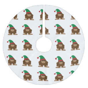 Schattige Sasquatch Kerstelf Kerstboom Rok