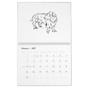 Schattige Sausage Dog Dachshund – 2027 Kalender (Feb 2027)