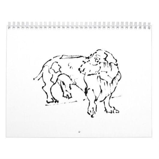 Schattige Sausage Dog Dachshund – 2027 Kalender (Hoes)