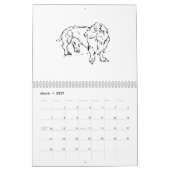 Schattige Sausage Dog Dachshund – 2027 Kalender (Mar 2027)