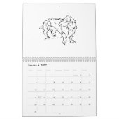 Schattige Sausage Dog Dachshund – 2027 Kalender (Jan 2027)