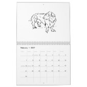 Schattige Sausage Dog Dachshund – 2027 Kalender (Feb 2027)