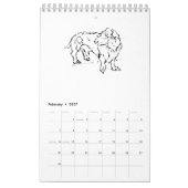 Schattige Sausage Dog Dachshund – 2027 Kalender (Feb 2027)