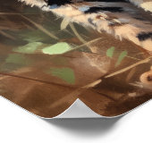 Schattige Savannah Cat Art Print Poster (Hoek)