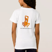 Schattige -Save ORANGUTANS - Bedreigde dierenkaart T-shirt (Achterkant)