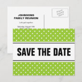 Schattige Save the date briefkaarten voor familier (Voorkant / Achterkant)