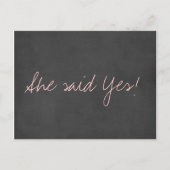 Schattige Save the Date Wedding Briefkaart (Voorkant)