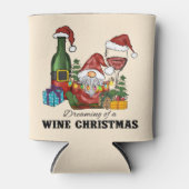 Schattige Scandinavisch Gnome Holiday Design Blikjeskoeler (Voorkant)