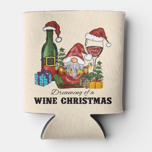 Schattige Scandinavisch Gnome Holiday Design Blikjeskoeler (Voorkant)