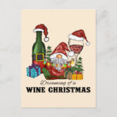 Schattige Scandinavisch Gnome Holiday Design Briefkaart (Voorkant)