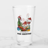 Schattige Scandinavisch Gnome Holiday Design Glas (Achterkant)