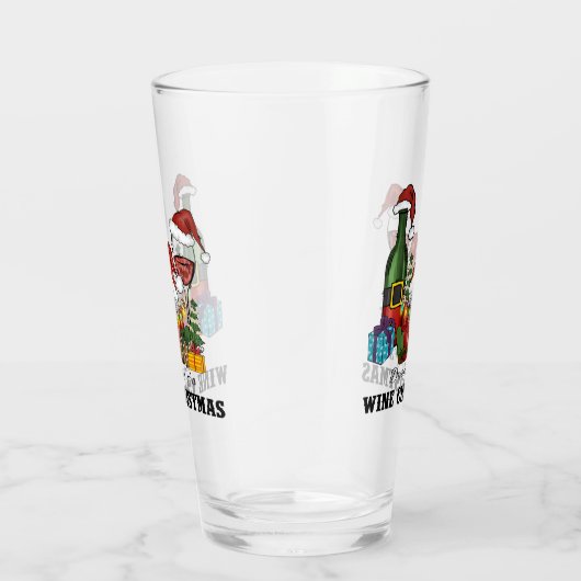 Schattige Scandinavisch Gnome Holiday Design Glas (Rechts)