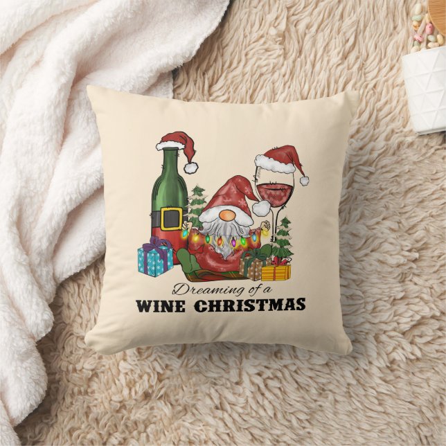 Schattige Scandinavisch Gnome Holiday Design Kussen (Deken)