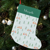 Schattige Scandinavisch kerstbos Kleine Kerstsok