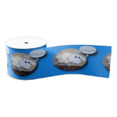 Schattige Schaap Chinees Jaar Zodiac Verjaardagsli Grosgrain Lint (Spoel)