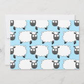 Schattige Schaap Kinder 1e Verjaardag Boerderij Fe Kaart (Achterkant)