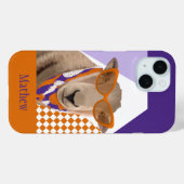 Schattige schaap met bril Case-Mate iPhone case (Achterkant (horizontaal))