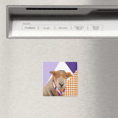 Schattige schaap met bril magneet (Insitu (Vaatwasser))