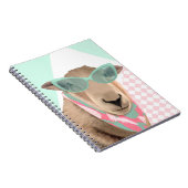 Schattige schaap met bril notitieboek (Rechterzijde)