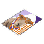 Schattige schaap met bril notitieboek (Linkerzijde)