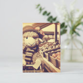 Schattige schapen briefkaart (Staand voorkant)