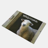 Schattige schapen deurmat (Schuin)