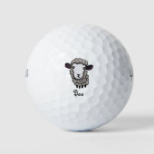 schattige schapen golfballen (Voorkant)