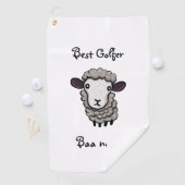 schattige schapen golfhanddoek (Insitu)
