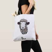 schattige schapen tote bag (Dichtbij)