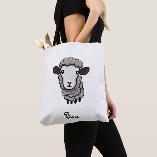 schattige schapen tote bag (Dichtbij)