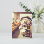 Schattige schapenhandel briefkaart (Staand voorkant)