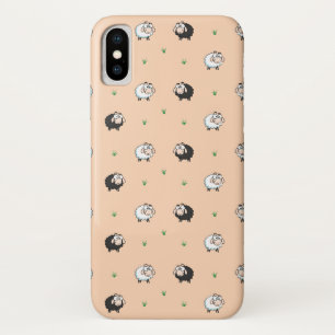 Schattige schapenlamspatroon Case-Mate iPhone case