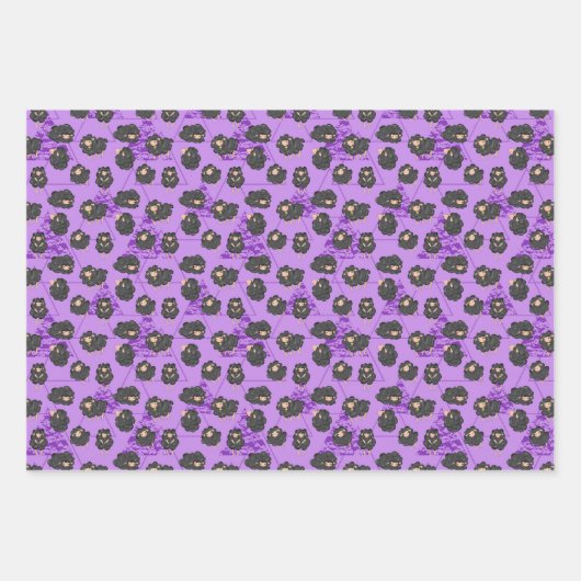 schattige schapenliefhebber inpakpapier vel (Voorkant 2)