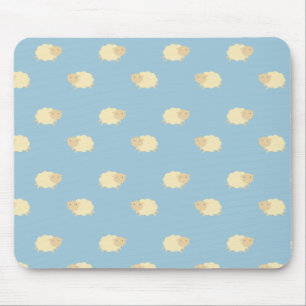 Schattige schapenpatroon mousepad muismat