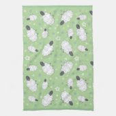 Schattige schapenvlees theedoek (Verticaal)