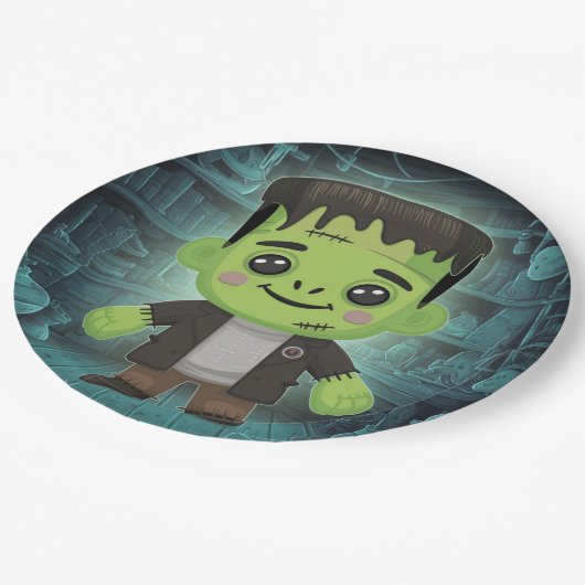 Schattige Schattig Frankenstein Paper Bord (Gekanteld)